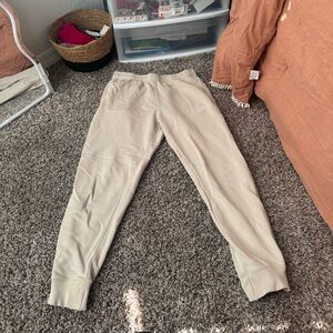 Nike Light Tan Fleece-Lined Pants